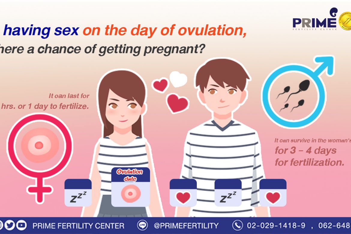 Not having sex on the day of ovulation, is there a chance of getting  pregnant?