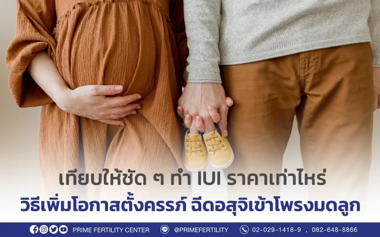 IUI ราคากี่บาท วิธีเพิ่มโอกาสตั้งครรภ์ ฉีดอสุจิเข้าโพรงมดลูก