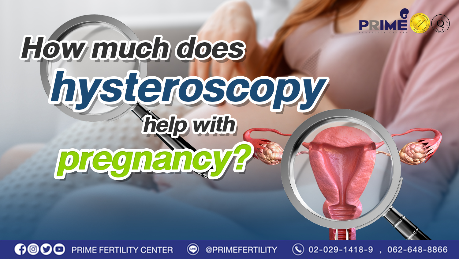 How much does hysteroscopy help with pregnancy?