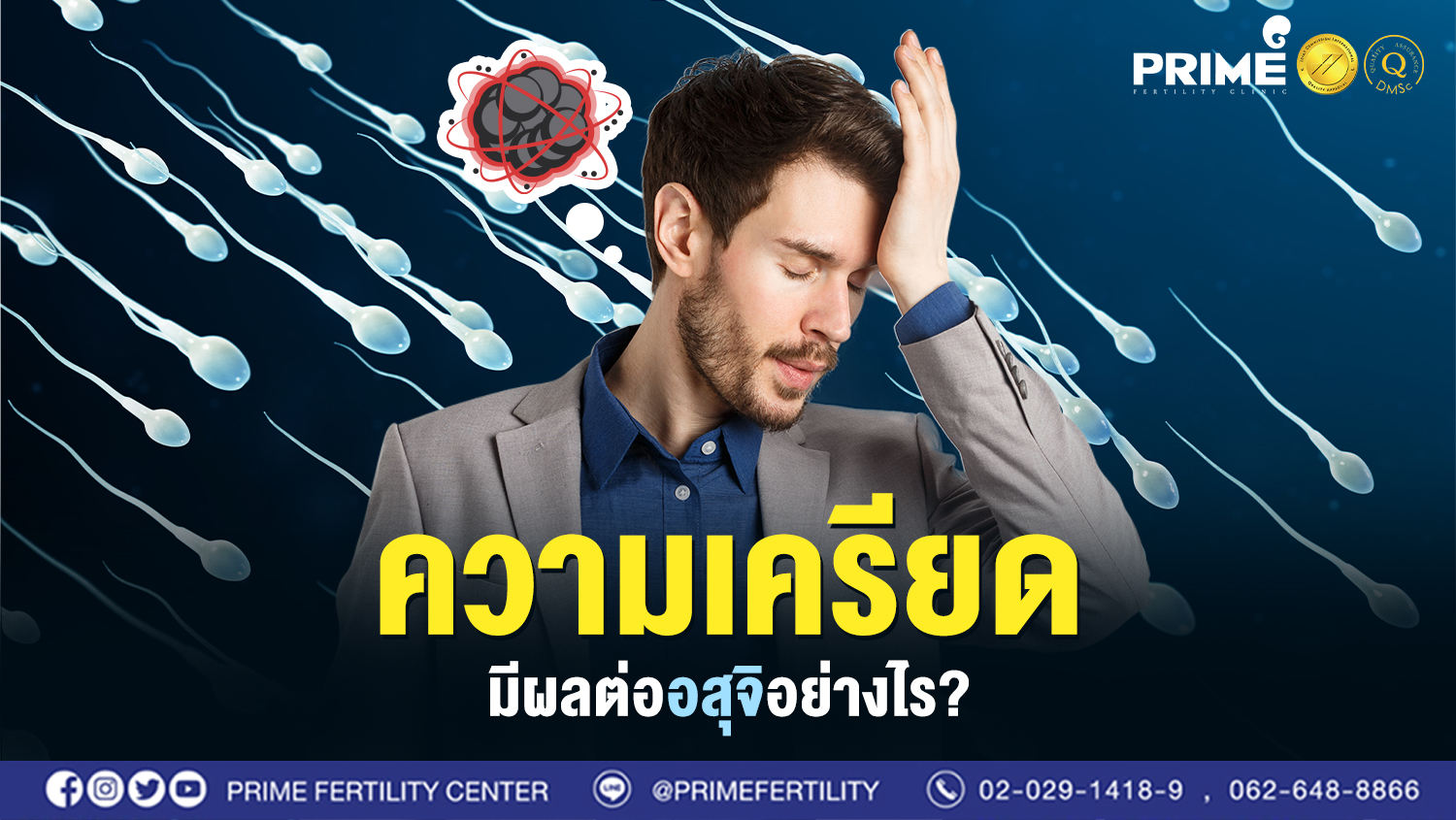 ความเครียดมีผลกับอสุจิอย่างไร?