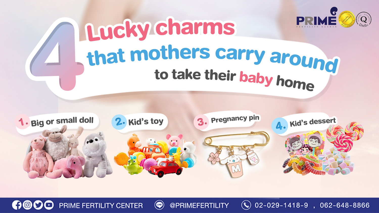 4 Lucky charms that mothers carry around to take their baby home 